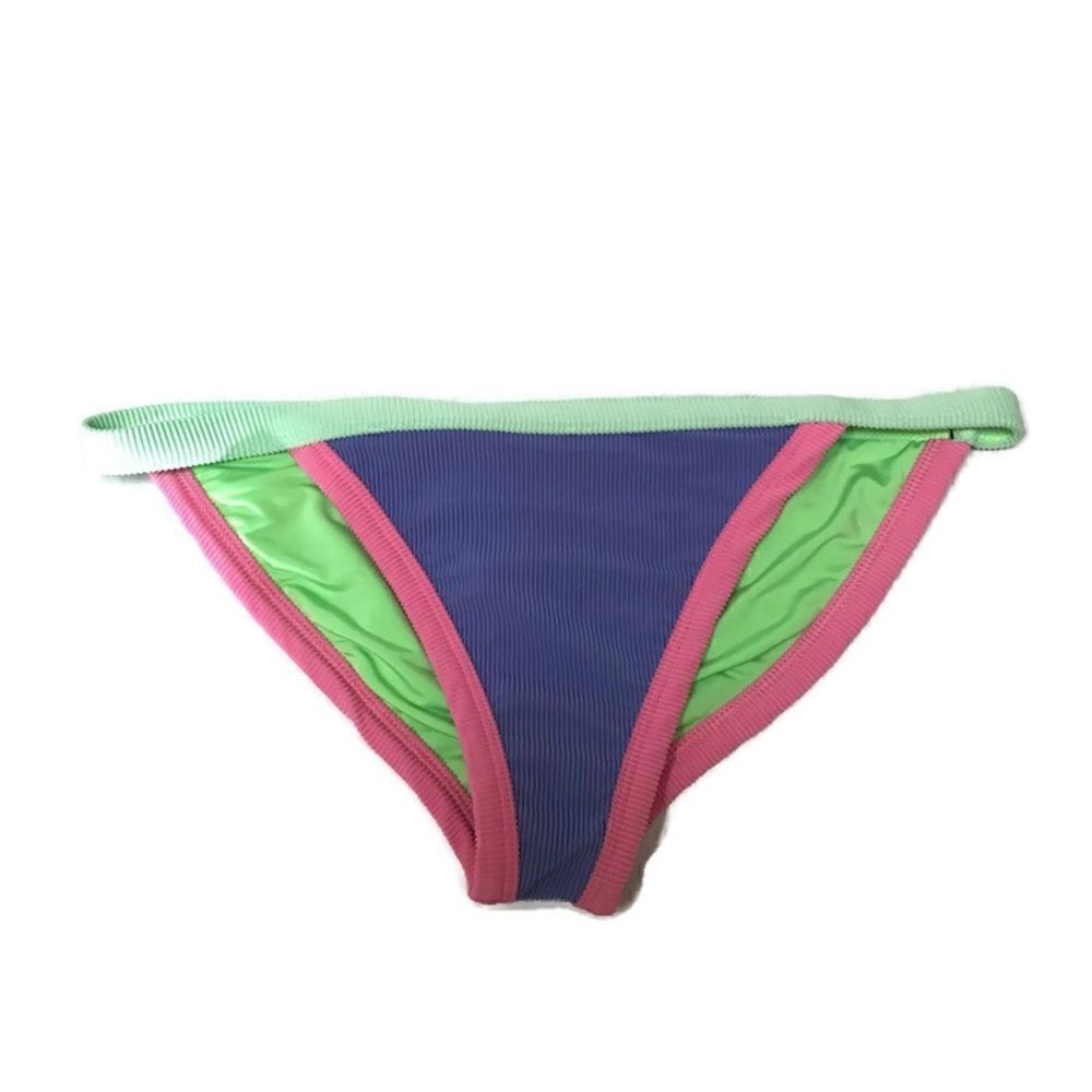 Beach Riot Becca ribbed neon bikini bottoms L‎